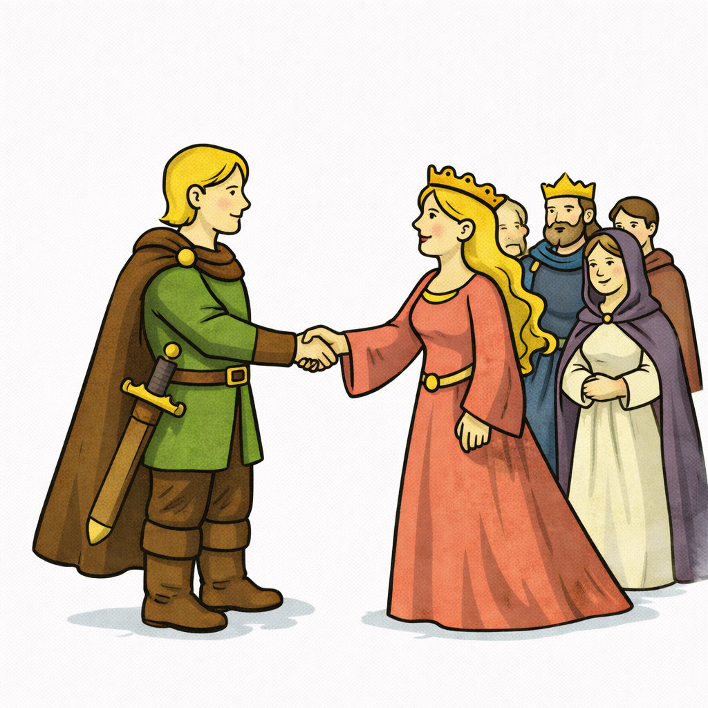 Sigfried und Kriemhild - Am Hofe zu Worms